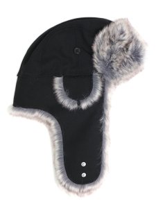 画像2: NEW ERA TRAPPER WOOL BLACK (2)