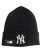 画像1: NEW ERA BASIC CUFF KNIT RHINESTONE BADGE YANKEES (1)