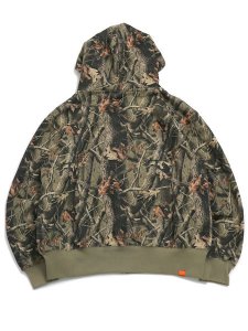 画像2: 【送料無料】INTERBREED CAMOUFLAGE HW ZIP HOODIE REAL TREE (2)
