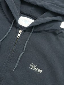 画像3: 【送料無料】WHIMSY SOCKS FADED ZIP-UP HOODIE NAVY (3)