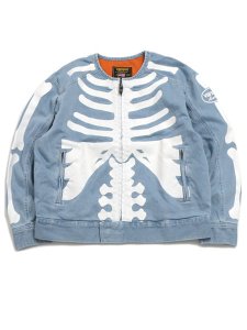 画像1: 【送料無料】VANSON DENIM RIDERS JACKET BLUE (1)