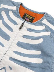 画像3: 【送料無料】VANSON DENIM RIDERS JACKET BLUE (3)