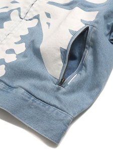 画像5: 【送料無料】VANSON DENIM RIDERS JACKET BLUE (5)