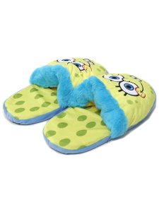 画像2: ODD SOX SPONGEBOB FUZZY SLIPPERS (2)