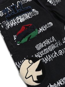 画像6: 【送料無料】DENIM TEARS TTL 501 JEAN BLACK (6)