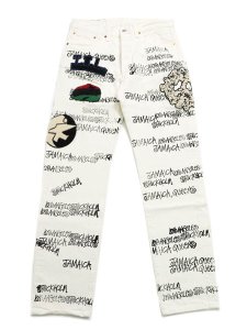 画像1: 【送料無料】DENIM TEARS TTL 501 JEAN WHITE (1)