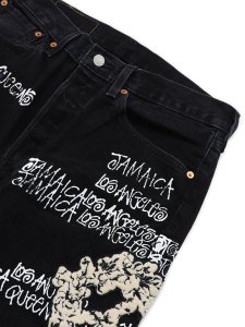 画像3: 【送料無料】DENIM TEARS TTL 501 JEAN BLACK (3)