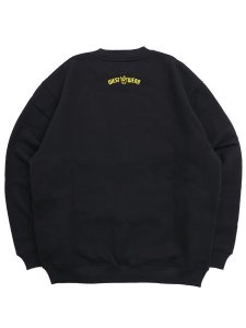 画像2: 【送料無料】WEST WEAR ES EMBROIDERY LOGO CREWNECK BLACK/YEL/SLV (2)