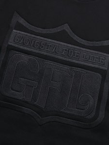 画像3: 【送料無料】WEST WEAR GFL EMBROIDERY LOGO CREWNECK LTD BLK/BLK (3)