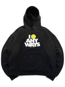 画像1: 【送料無料】MARKET SMILEY SMILE ANYWAYS HOODIE PIRATE BLACK (1)