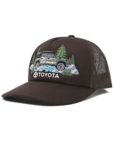 画像1: HUF TOYOTA TACOMA TRUCKER HAT CHOCOLATE (1)