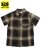 画像1: 【KIDS】CALTOP KIDS FL PLAID S/S SHIRT BROWN/KHAKI (1)
