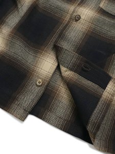 画像4: 【KIDS】CALTOP KIDS FL PLAID S/S SHIRT BROWN/KHAKI (4)