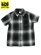 画像1: 【KIDS】CALTOP KIDS FL PLAID S/S SHIRT BLACK/IVORY (1)