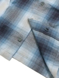 画像4: 【KIDS】CALTOP KIDS FL PLAID S/S SHIRT SKY BLUE/GREY (4)