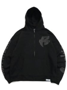 画像2: 【送料無料】COOKIES CLOTHING RUFF RYDERS PUFF PRINT FULL ZIP HOODIE (2)