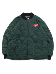 画像2: 【送料無料】HUF MICKEY QUILTED WORK JACKET FOREST GREEN (2)