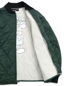 画像7: 【送料無料】HUF MICKEY QUILTED WORK JACKET FOREST GREEN (7)