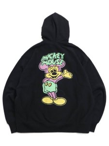 画像1: 【送料無料】HUF MICKEY SPRAY FZ HOODIE (1)