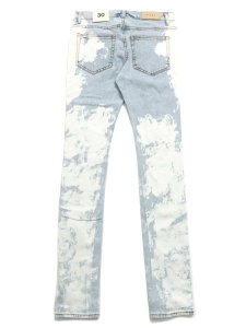 画像2: 【送料無料】mnml X409 RHINESTONE SKINNY DENIM BLUE (2)