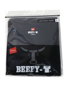 画像6: Hanes BEEFY L/S TEE 1P CREW NECK (6)