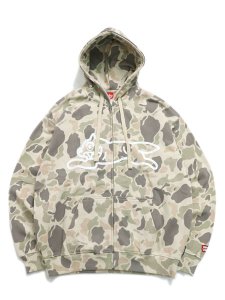 画像1: 【送料無料】ICECREAM DUCK ZIP FRONT HOODIE CAMO (1)