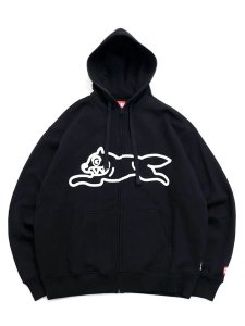 画像1: 【送料無料】ICECREAM ZIPPY ZIP FRONT HOODIE BLACK (1)
