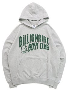 画像1: 【送料無料】BILLIONAIRE BOYS CLUB BB CURVE HOODIE H.GREY (1)