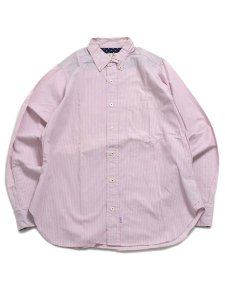 画像1: 【MEGA SALE】LEFT FIELD PIN STRIPE SHIRTS (1)