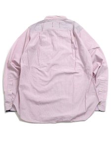 画像2: 【MEGA SALE】LEFT FIELD PIN STRIPE SHIRTS (2)