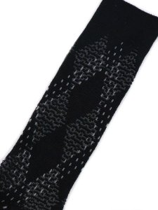 画像3: WHIMSY SOCKS BIG ARGYLE SOCKS BLACK (3)