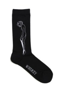 画像2: WHIMSY SOCKS CATHIE SOCKS BLACK (2)