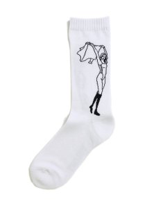 画像1: WHIMSY SOCKS OLIVIA SOCKS WHITE (1)