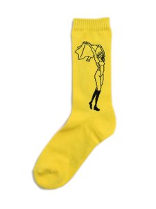 画像1: WHIMSY SOCKS OLIVIA SOCKS YELLOW (1)