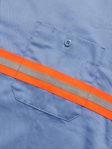 画像3: DICKIES ENHANCED VISIBILITY L/S TWILL WORK SHIRT (3)