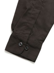 画像5: DICKIES L/S WORK SHIRT-DARK BROWN (5)