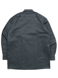 画像2: DICKIES L/S WORK SHIRT-CHARCOAL (2)