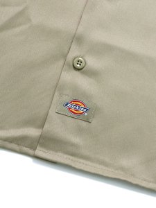 画像4: DICKIES L/S WORK SHIRT-MILITARY KHAKI (4)