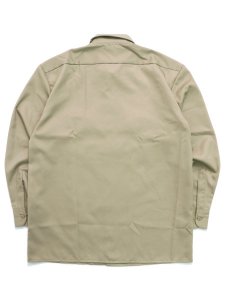 画像2: DICKIES L/S WORK SHIRT-MILITARY KHAKI (2)