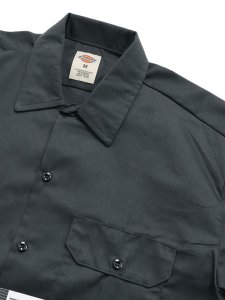 画像3: DICKIES L/S WORK SHIRT-CHARCOAL (3)