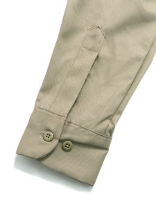 画像6: DICKIES L/S WORK SHIRT-MILITARY KHAKI (6)