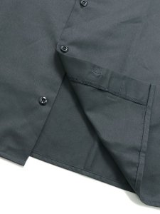 画像5: DICKIES L/S WORK SHIRT-CHARCOAL (5)