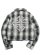 画像2: 【送料無料】GUAPI WMNS CLOUD GREY CROPPED FLANNEL JACKET (2)