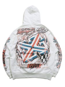 画像2: 【送料無料】GUAPI WHITE NITRO DRIFT HOODIE V1 (2)