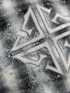 画像5: 【送料無料】GUAPI WMNS CLOUD GREY CROPPED FLANNEL JACKET (5)