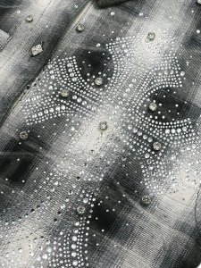 画像4: 【送料無料】GUAPI WMNS CLOUD GREY CROPPED FLANNEL JACKET (4)