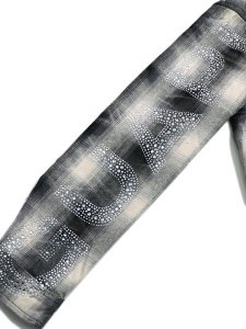 画像9: 【送料無料】GUAPI WMNS CLOUD GREY CROPPED FLANNEL JACKET (9)