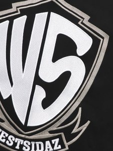 画像4: 【送料無料】WEST WEAR WS EMBROIDERY LOGO HOODIE BLACK (4)
