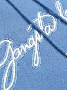 画像3: 【送料無料】WEST WEAR GFL EMBROIDERY LOGO HOODIE SAXE BLUE (3)