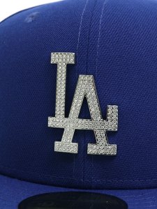 画像6: 【送料無料】NEW ERA 59FIFTY RHINESTONE BADGE DODGERS (6)